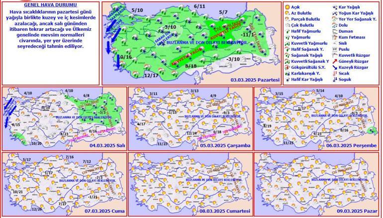 Meteoroloji’den yeni uyarı Sağanak ve kar alarmı yapıldı: İstanbul, Ankara, Bolu…