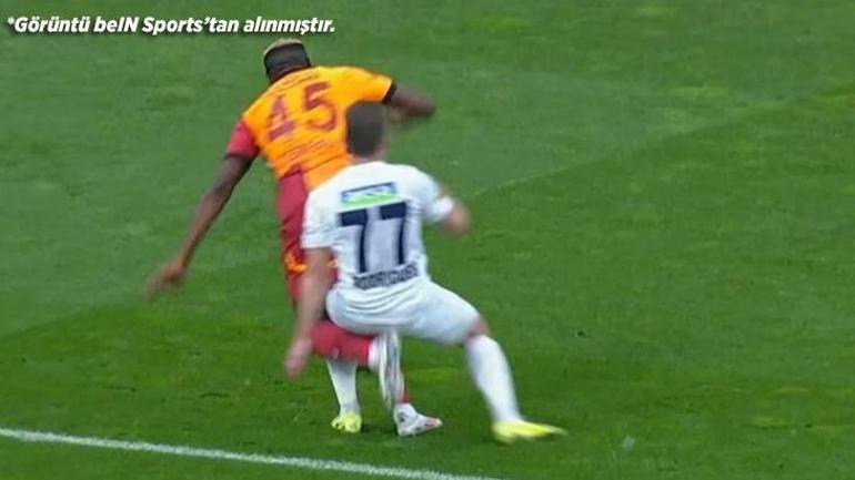 Eski hakemler, Kasımpaşa - Galatasaray maçındaki penaltı kararlarını değerlendirdi Bu pozisyon kırmızı kart