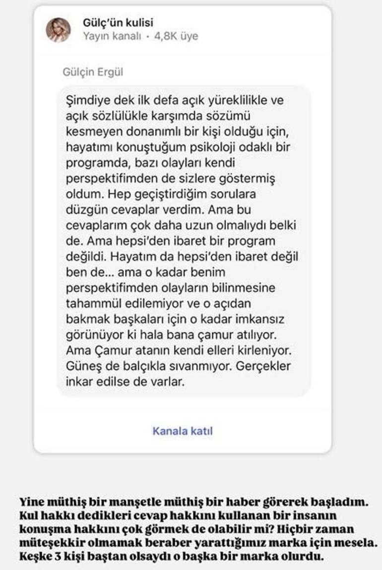 Hepsi polemiği Gülçin Ergül ve Cemre Kemerden peş peşe imalı paylaşımlar