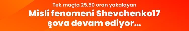 Tek maçta 25.50 oran yakalayan Misli fenomeni Shevchenko17 şova devam ediyor…