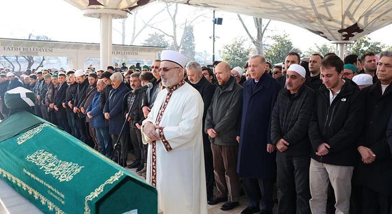 Cumhurbaşkanı Erdoğan, Kasım Yağcıoğlunun cenazesine katıldı