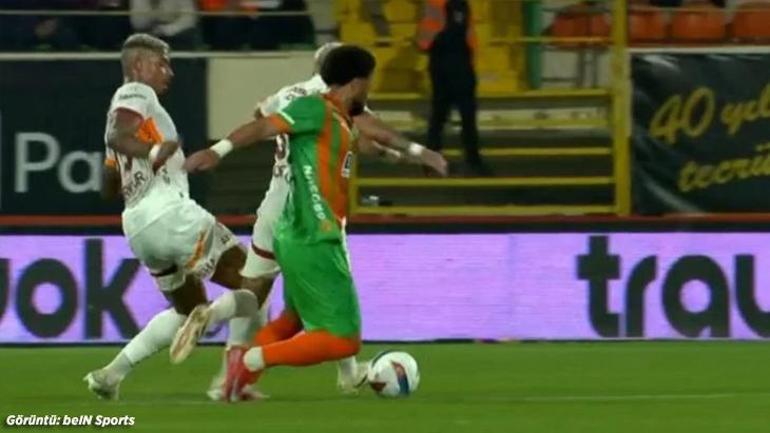 Alanyaspor - Galatasaray maçının hakem kararları değerlendirildi Sahada kırmızı kart verilmeliydi