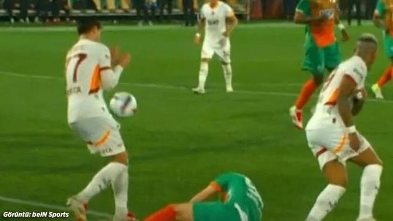 Alanyaspor - Galatasaray maçının hakem kararları değerlendirildi Sahada kırmızı kart verilmeliydi