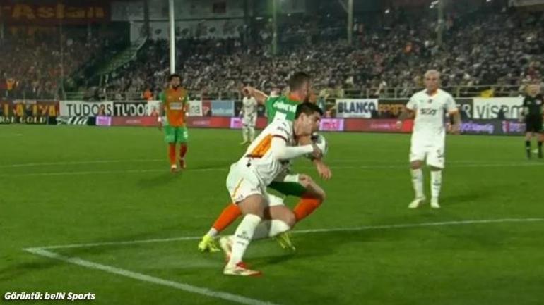 Alanyaspor - Galatasaray maçının hakem kararları değerlendirildi Sahada kırmızı kart verilmeliydi