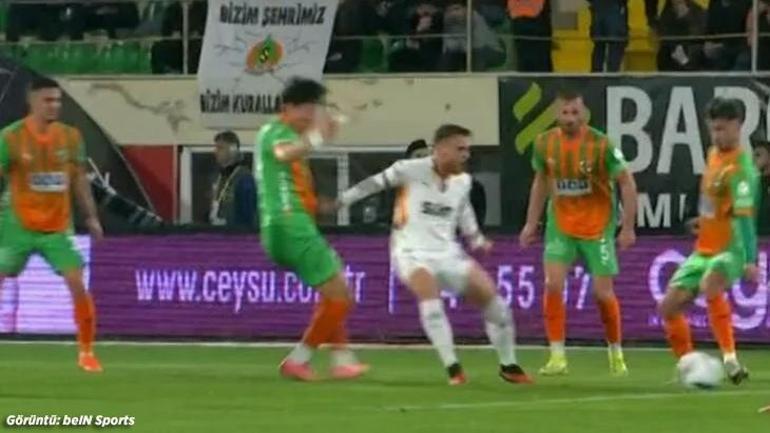 Alanyaspor - Galatasaray maçının hakem kararları değerlendirildi Sahada kırmızı kart verilmeliydi