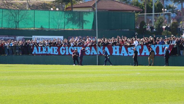 Trabzonsporda Fatih Tekke yönetiminde taraftara açık idman