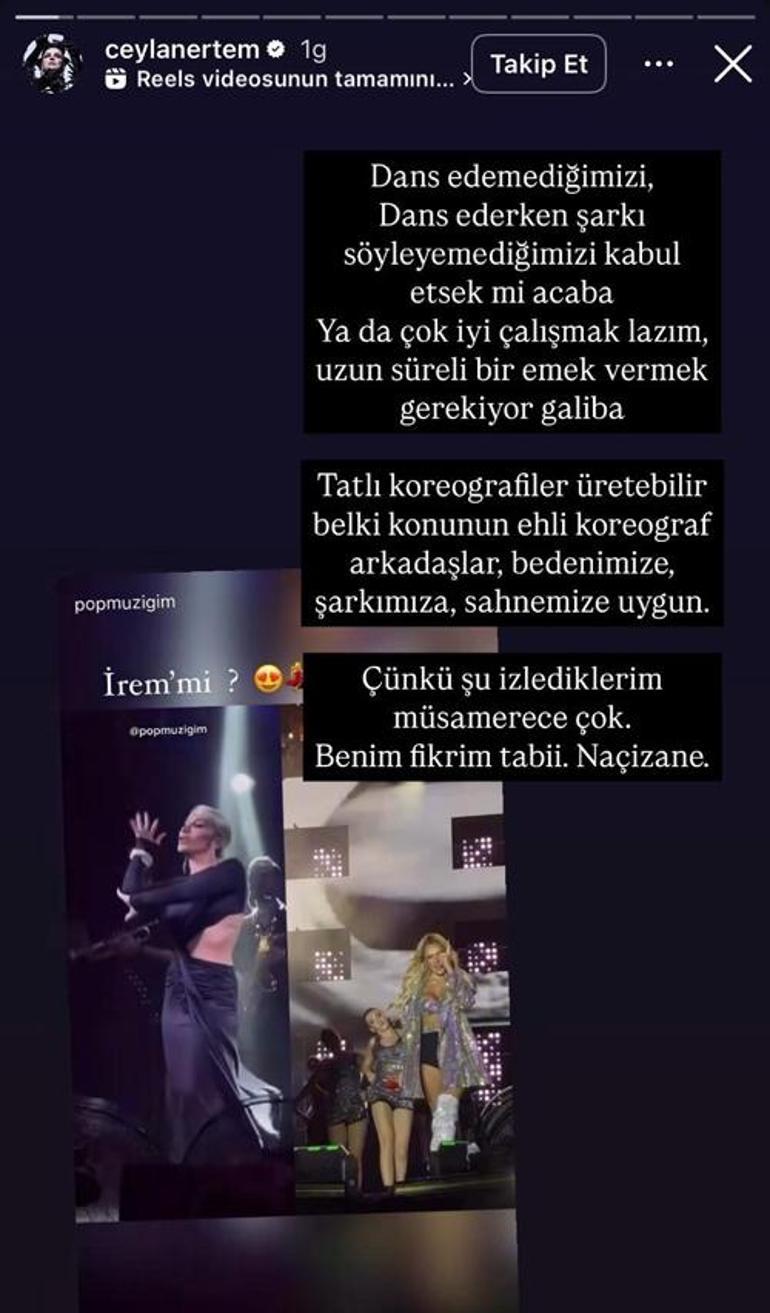 Ceylan Ertemden Hadise ve İrem Dericiye olay sözler Kabul etsek mi acaba