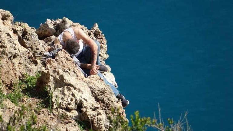 40 metrelik falezlerin ucunda can pazarı 90 kilo adamdım şu halime bak