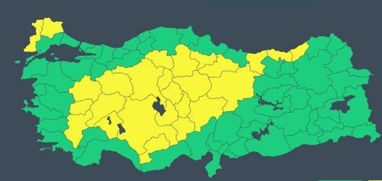 Son dakika... Meteoroloji’den yeni uyarı Kar ve kuvvetli sağanak geliyor: Yarına dikkat