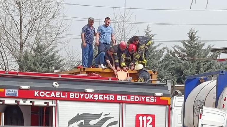 Temizlik yaparken kimyasal tankerinin içine düştü