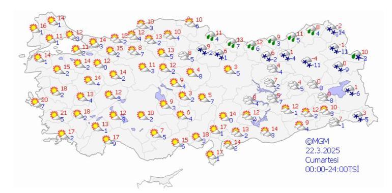 Meteorolojiden hava durumu uyarısı: İstanbul ve İzmirde dahil 30 il Kuvvetli şekilde geliyor