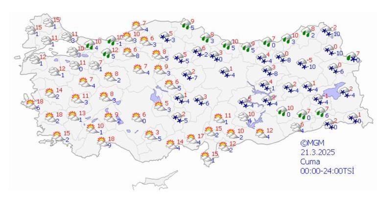 Meteorolojiden hava durumu uyarısı: İstanbul ve İzmirde dahil 30 il Kuvvetli şekilde geliyor