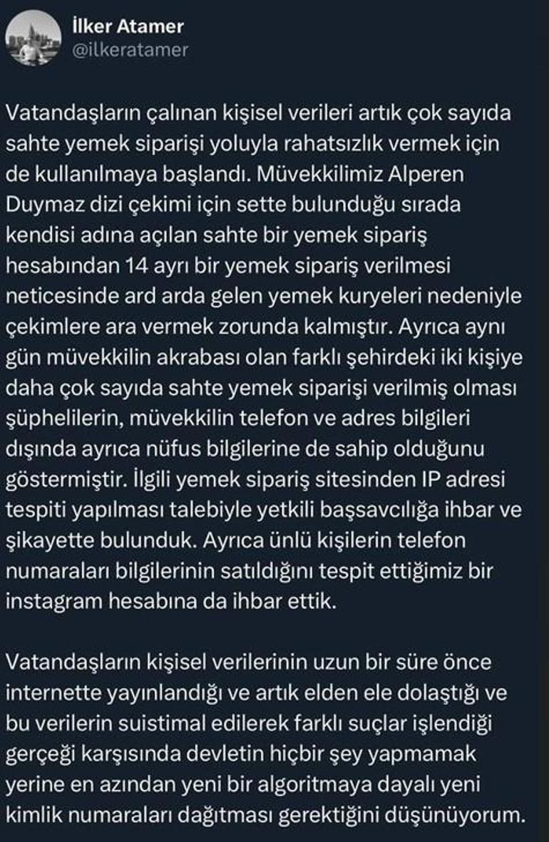 Alperen Duymaza dizi setinde büyük şok Hemen harekete geçti