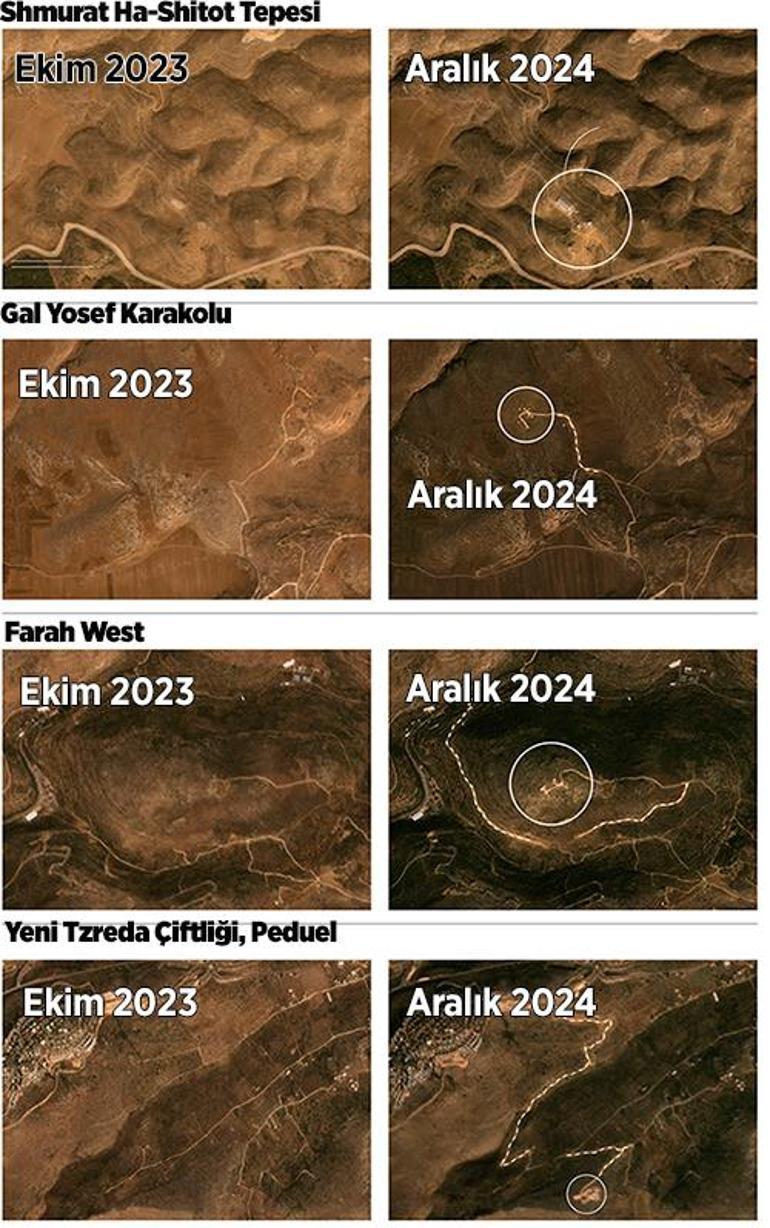 Batı Şeriada İsrail işgali yüzde 50 arttı: İşte uydu görüntüleri