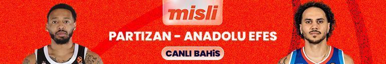 Anadolu Efes, deplasmanda Partizana konuk oluyor Temsilcimizin maçı canlı yayın ve Şampiyon Oranlar ile Mislide