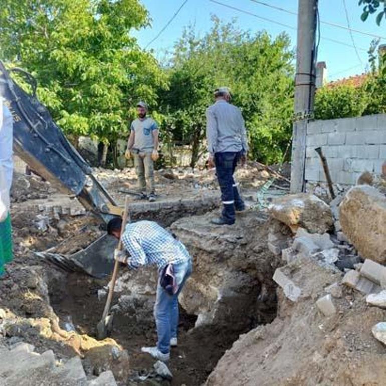 Kentte altyapı çalışmasında müthiş keşif Bölge apar topar korumaya alındı