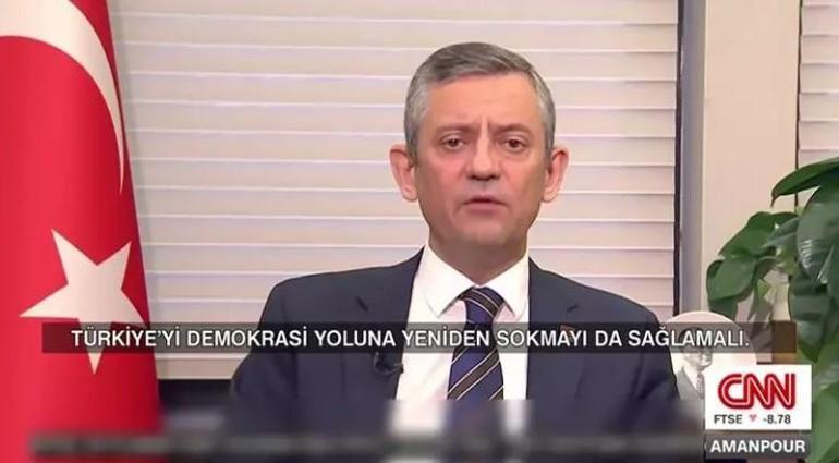 CHP lideri Özelden CNNe tartışılacak açıklama