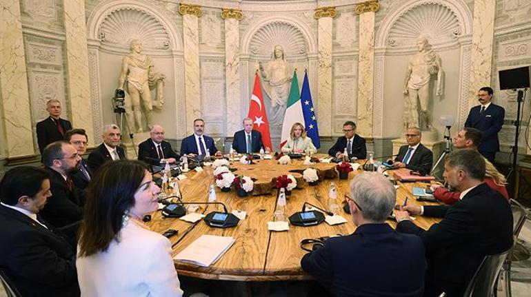 Türkiye ile İtalya arasında 11 anlaşma Cumhurbaşkanı Erdoğan: Yeni ticaret hacmi hedefimiz 40 milyar dolar