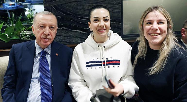 Cumhurbaşkanı Erdoğan vatandaşlarla sohbet etti