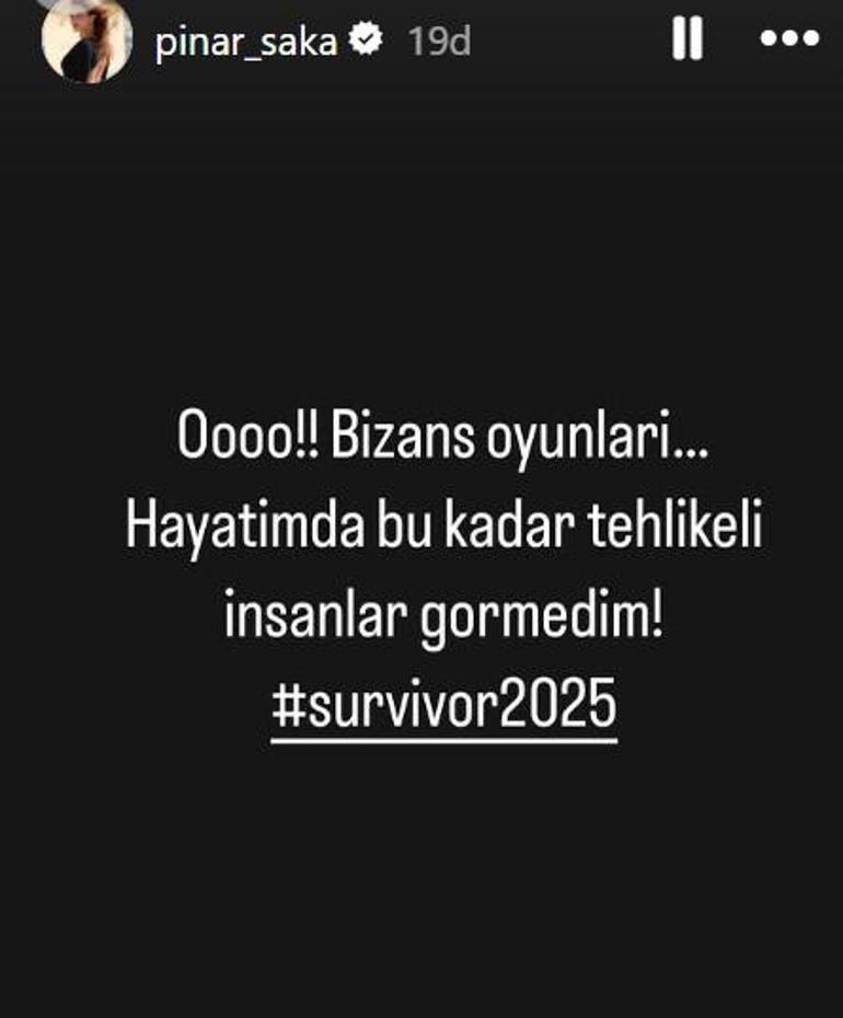 Survivor Yiğit Poyraz elendi, Pınar Sakadan olay paylaşım