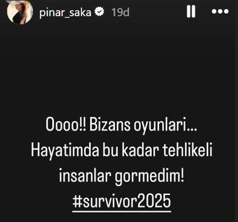 Survivor Yiğit Poyraz elendi, Pınar Sakadan olay paylaşım Bunun adına kalleşlik denir