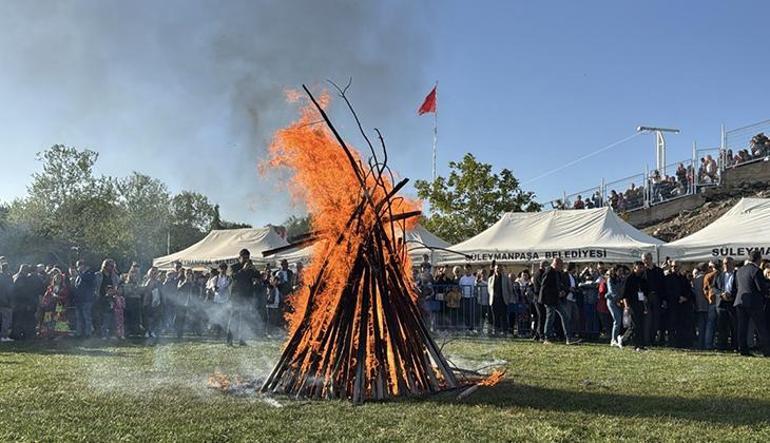 Tekirdağda Hıdrellez şenliği renkli görüntülere sahne oldu