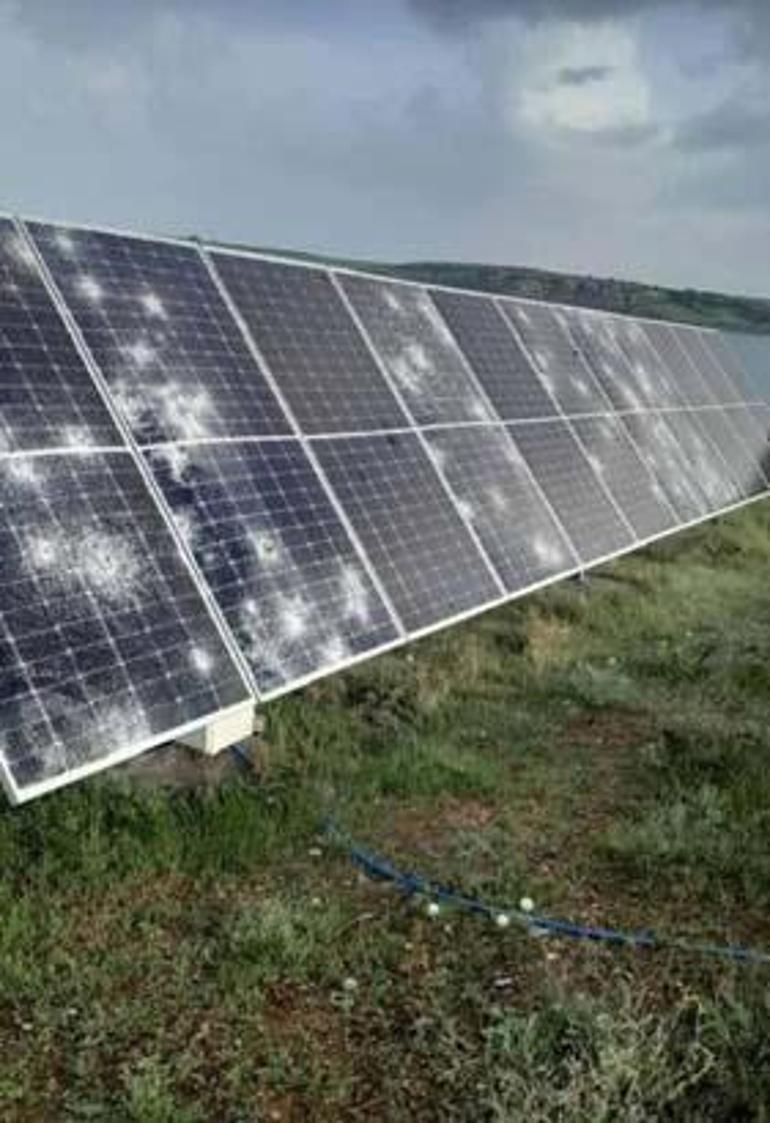 Kentte devasa büyüklükte dolu: Tavşan ve kuşlar telef oldu, ekili araziler zarar gördü