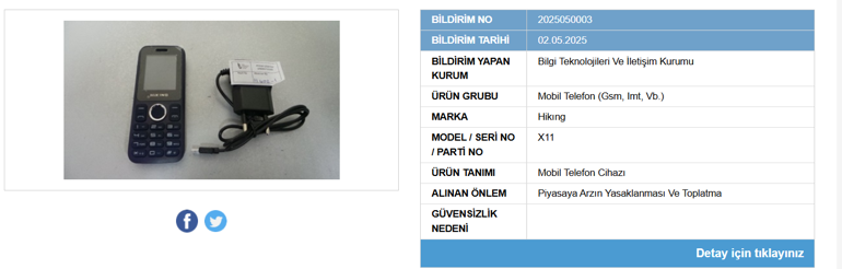 Ticaret Bakanlığı harekete geçti: 4 telefon modeli için toplatma kararı