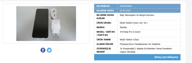 Ticaret Bakanlığı harekete geçti: 4 telefon modeli için toplatma kararı
