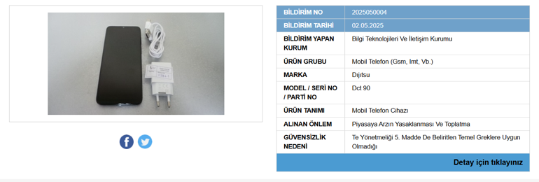Ticaret Bakanlığı harekete geçti: 4 telefon modeli için toplatma kararı