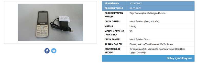 Ticaret Bakanlığı harekete geçti: 4 telefon modeli için toplatma kararı