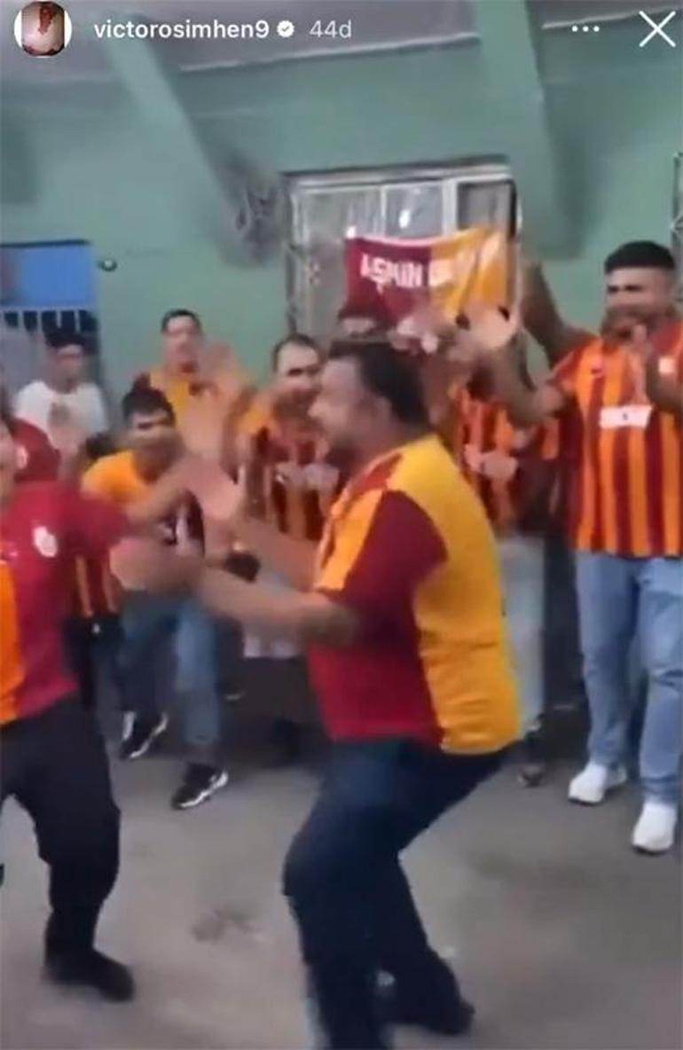 Fenerbahçe sonrası Galatasarayda Osimhen ve Icardiden paylaşım