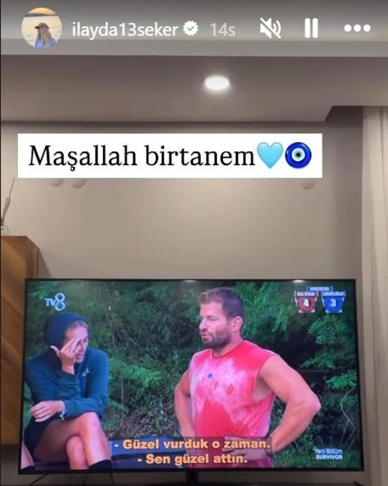 Survivor İsmail Balabanın karnı burnunda eşi aşka geldi Maşallah bir tanem