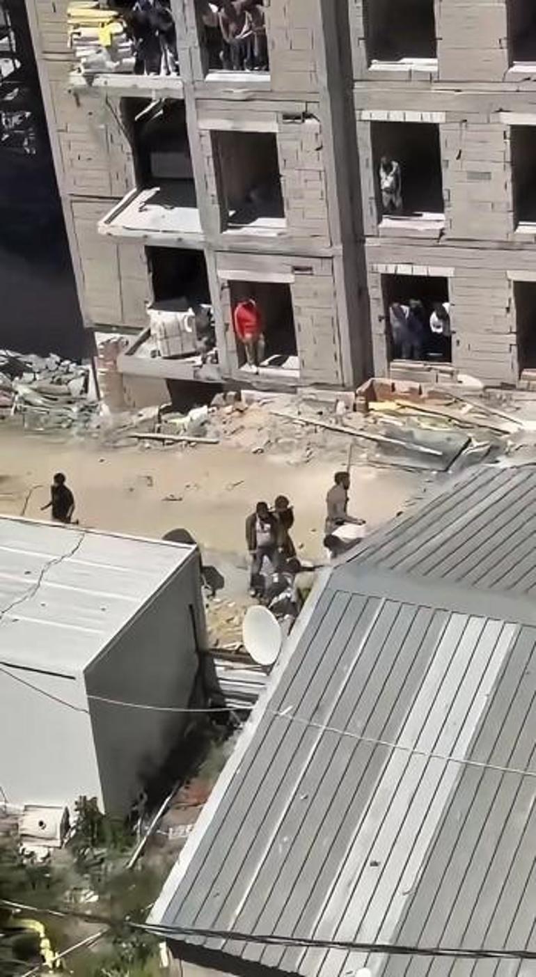 İstanbulda inşaat işçileri taş, sopa ve demirlerle birbirine girdi