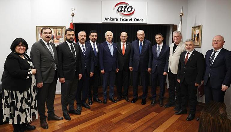 Cumhurbaşkanı Erdoğandan ATOya ziyaret