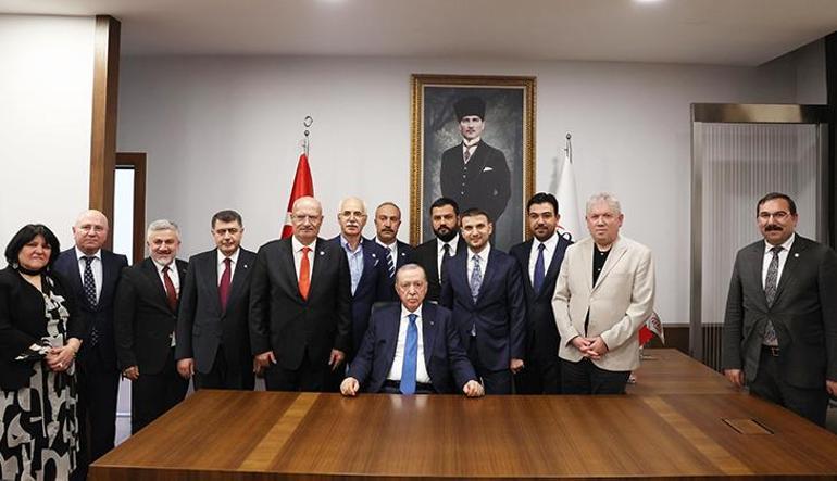 Cumhurbaşkanı Erdoğandan ATOya ziyaret