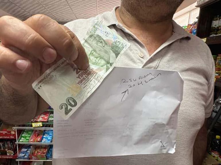 20 lira ve yanına bırakılan bir not: Bu kadar ilgi göreceğini bilmiyordum