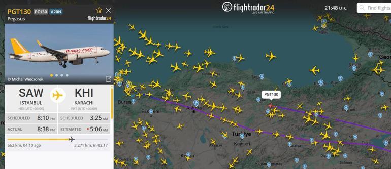 Hindistan Pakistanı vurdu THY ve Pegasus uçakları İstanbul’a geri dönüyor