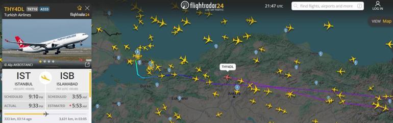 Hindistan Pakistanı vurdu THY ve Pegasus uçakları İstanbul’a geri dönüyor