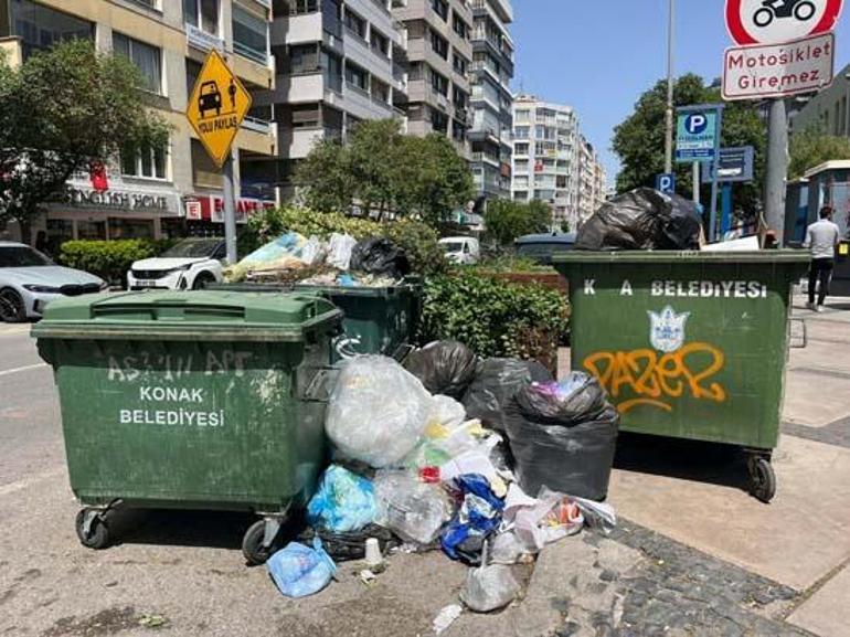 İşçiler greve gitti, şehir çöp kente dönüştü