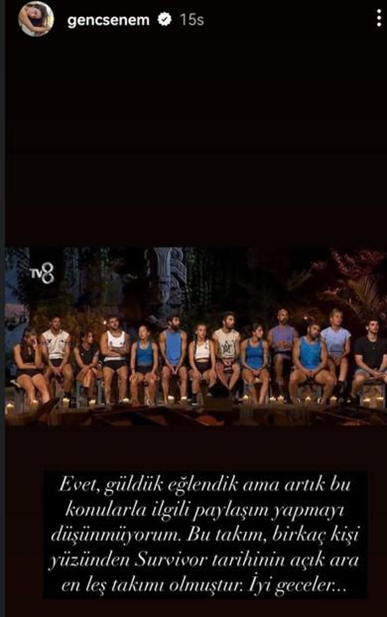 Survivor Senemden şok sözler Survivor tarihinin açık ara en leş takımı