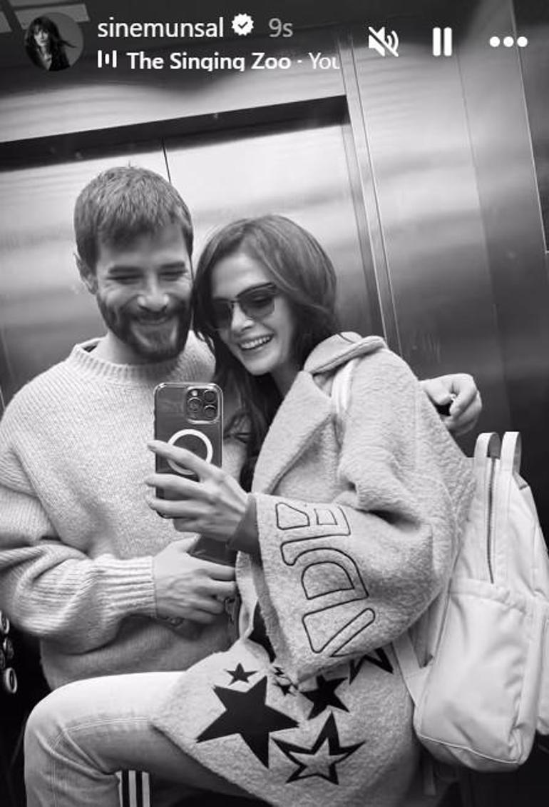 Uzak Şehirin Alyası Sinem Ünsaldan romantik paylaşım Sevgilisinin doğum gününde aşka geldi