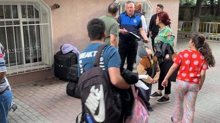 Avcılarda kolonları burkulan 4 katlı bina tahliye edilerek mühürlendi