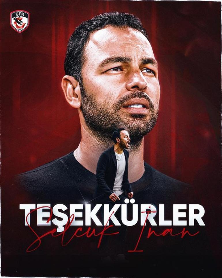 Gaziantep FK, Selçuk İnan ayrılığını açıkladı Yeni adresi İstanbul ekibi