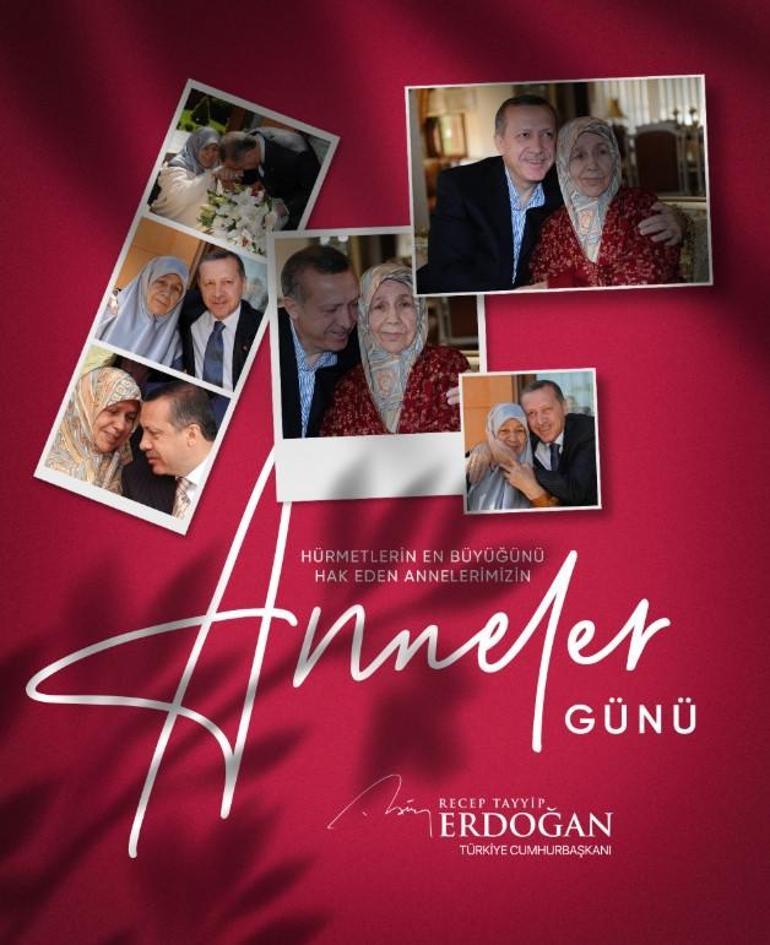 Cumhurbaşkanı Erdoğandan Anneler Günü mesajı