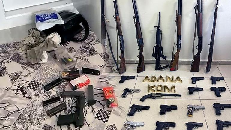 Yer: Adana Suç örgütlerine silah satışı hazırlığındaki çete çökertildi