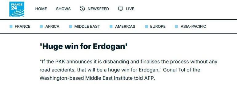 PKKnın fesih kararı dünya basınında son dakika: Erdoğan için büyük zafer
