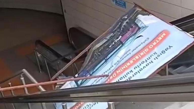 Maltepe metro istasyonunda şoke eden korkunç 1 kişi yaralandı