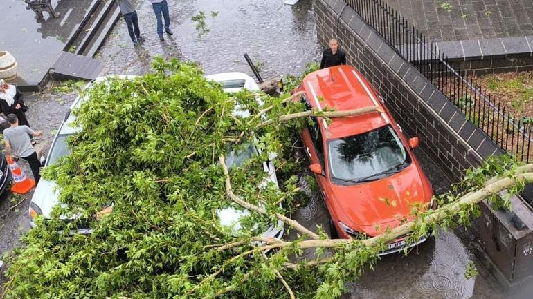 Meteoroloji birçok kent için uyarmıştı Yollar göle döndü, ahır sele teslim oldu