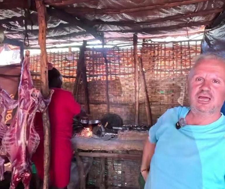 Etiyopyalı kabileye kebabı sevdiren Bursalı Bana herkes burada enişte diyor